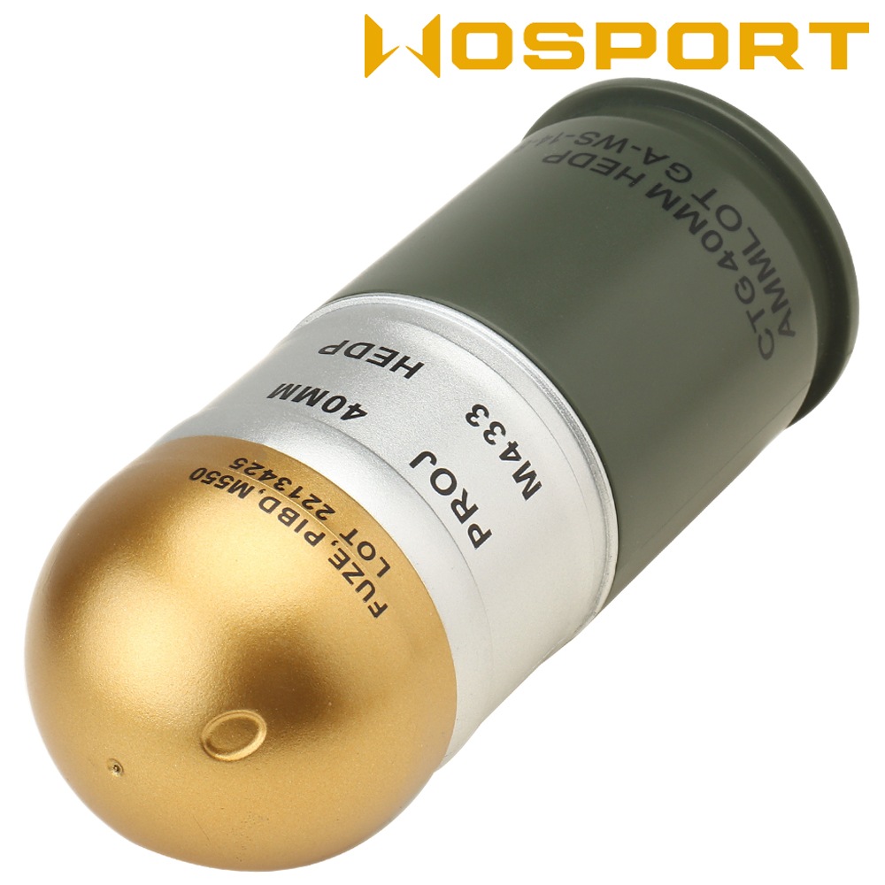 WOSPORT M433タイプ ダミーグレネードランチャーカートリッジ 3ps / M433 Dummy Grenade Set