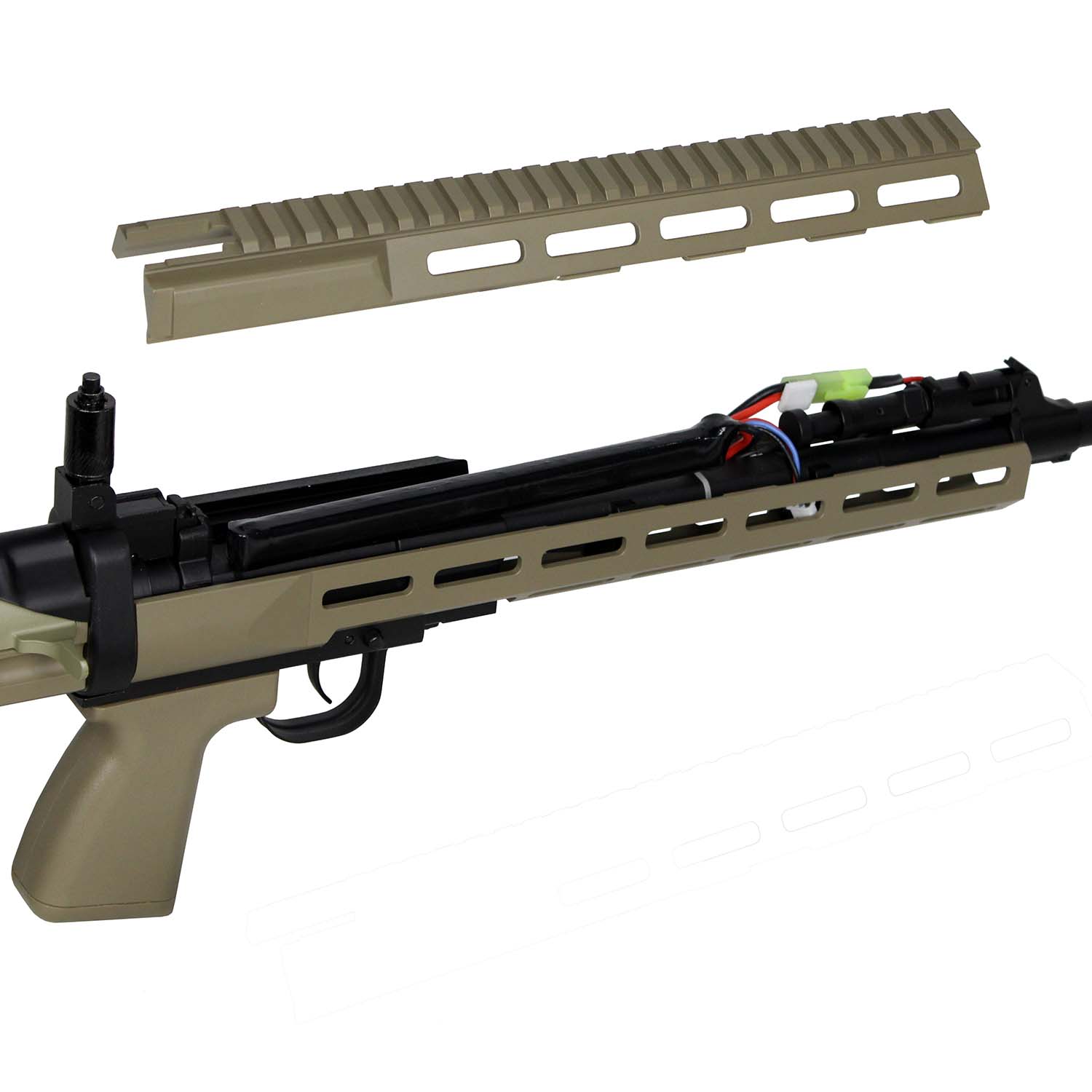 CYMA ドラグノフ SAG SVU-AS MLOK フルメタル電動ガン TAN