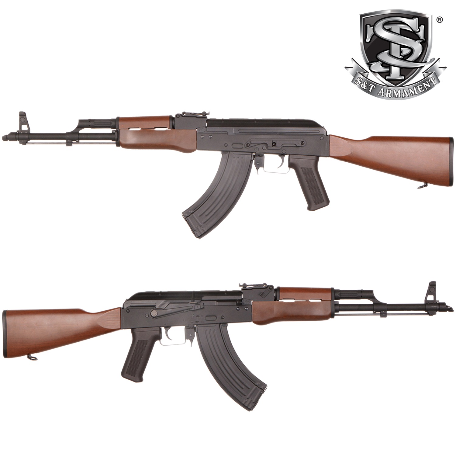 S＆T AKMN スポーツライン電動ガン フェイクウッド / S&T AKMN Sports Line AEG Wood Pattern