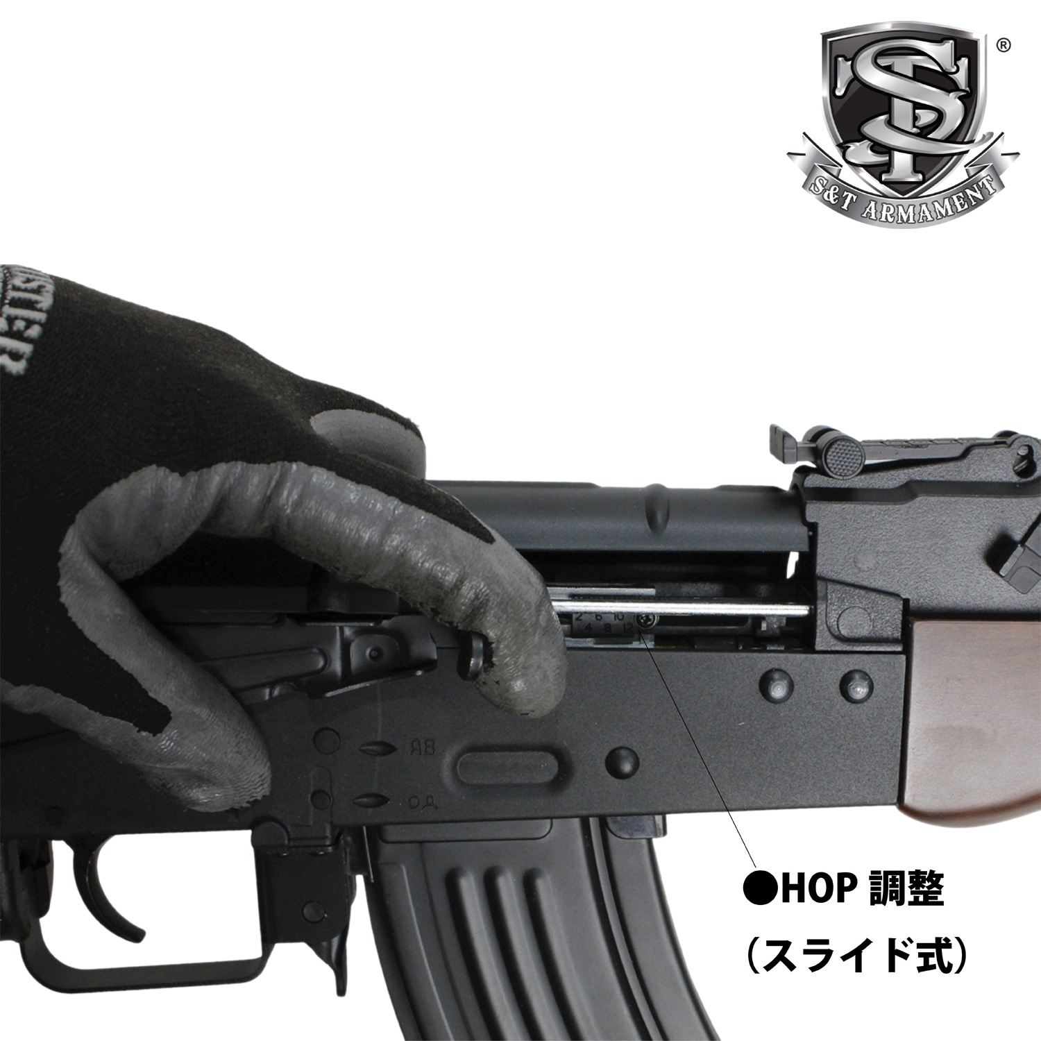 S＆T AKMN スポーツライン電動ガン フェイクウッド / S&T AKMN Sports Line AEG Wood Pattern