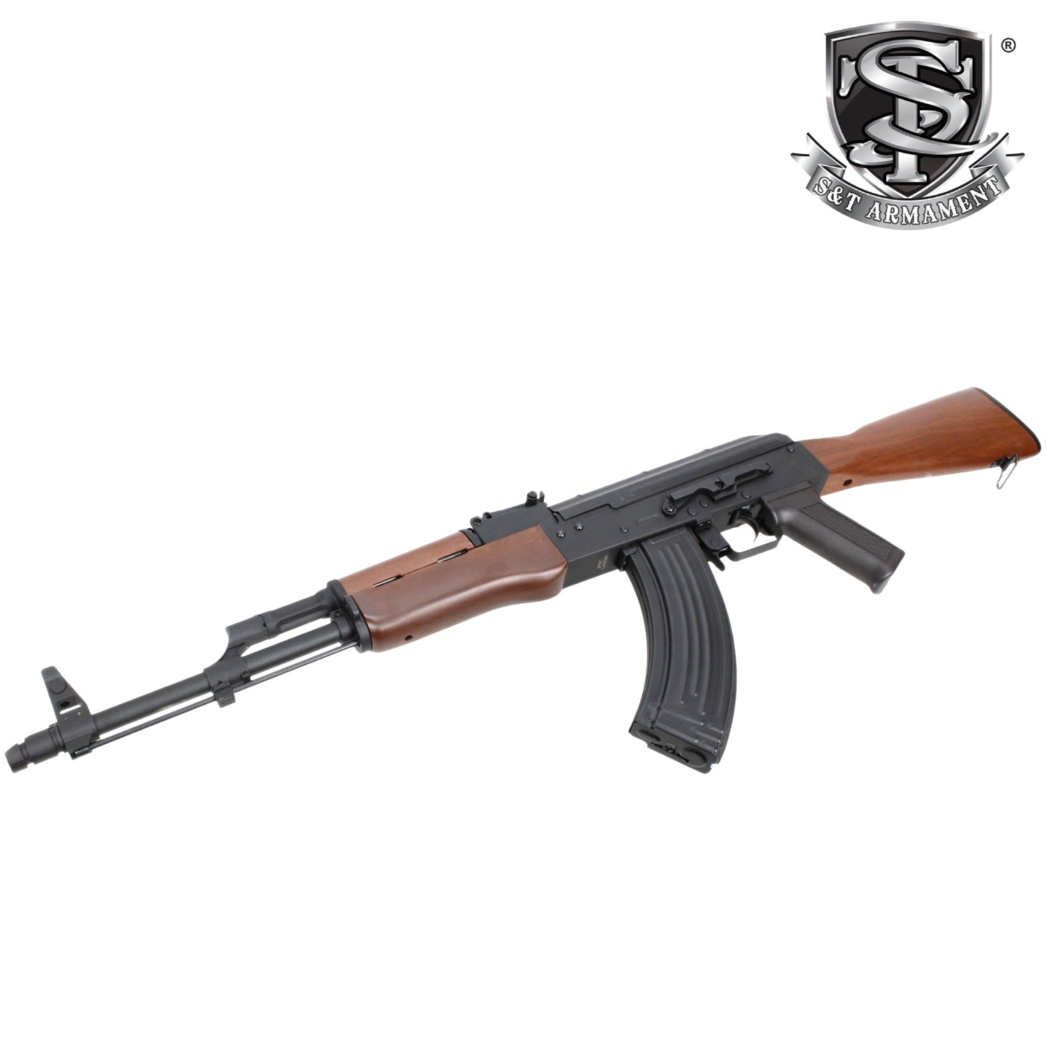 S＆T AKMN スポーツライン電動ガン フェイクウッド / S&T AKMN Sports Line AEG Wood Pattern