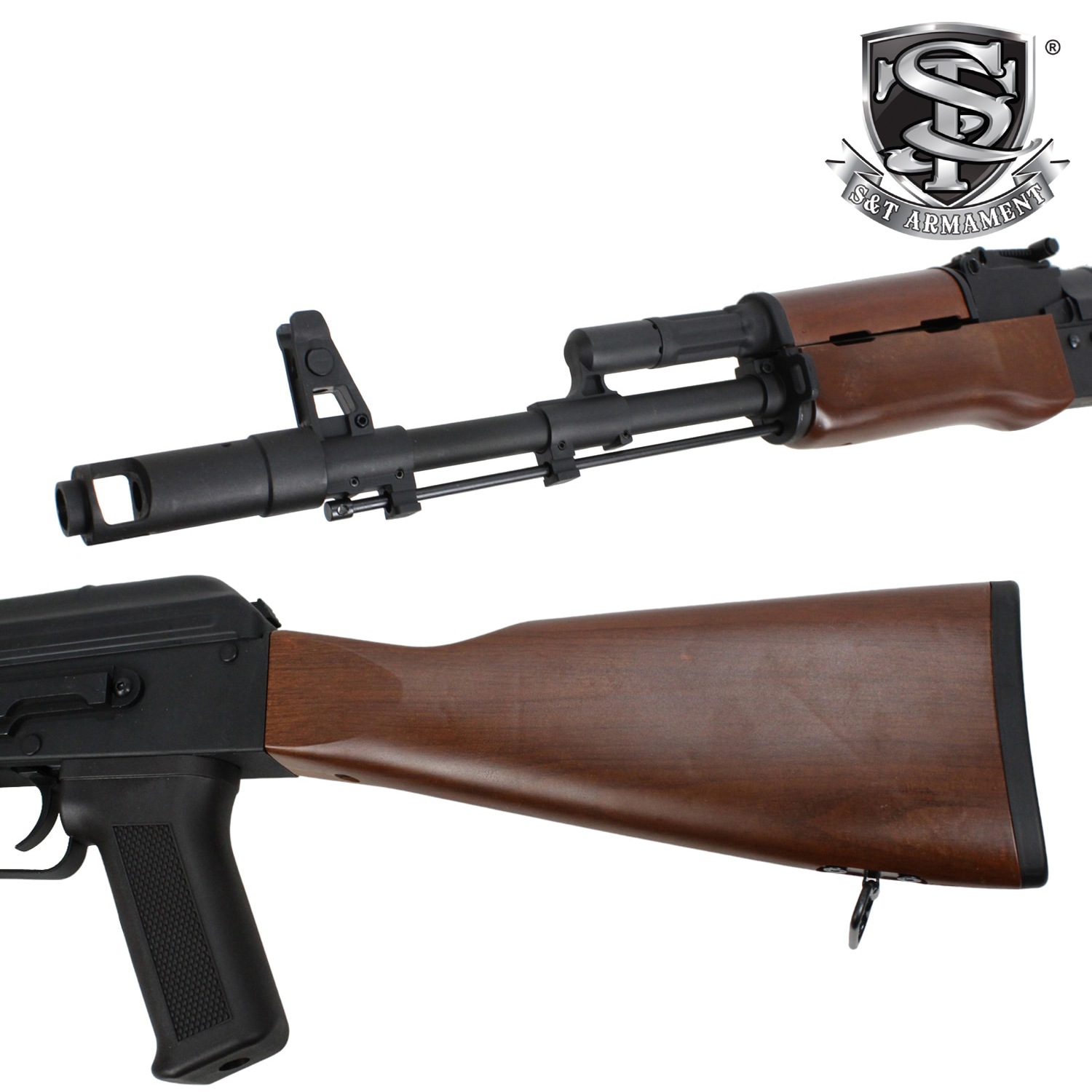 S&T AK-74N スポーツライン電動ガン フェイクウッド / S&T AK-74N SportsLine AEG Fake Wood
