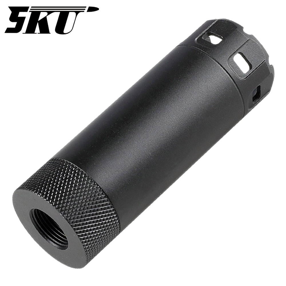 5KU マズルフラッシュ SPITFIRE スリムトレーサー (14mm逆ネジ) Black