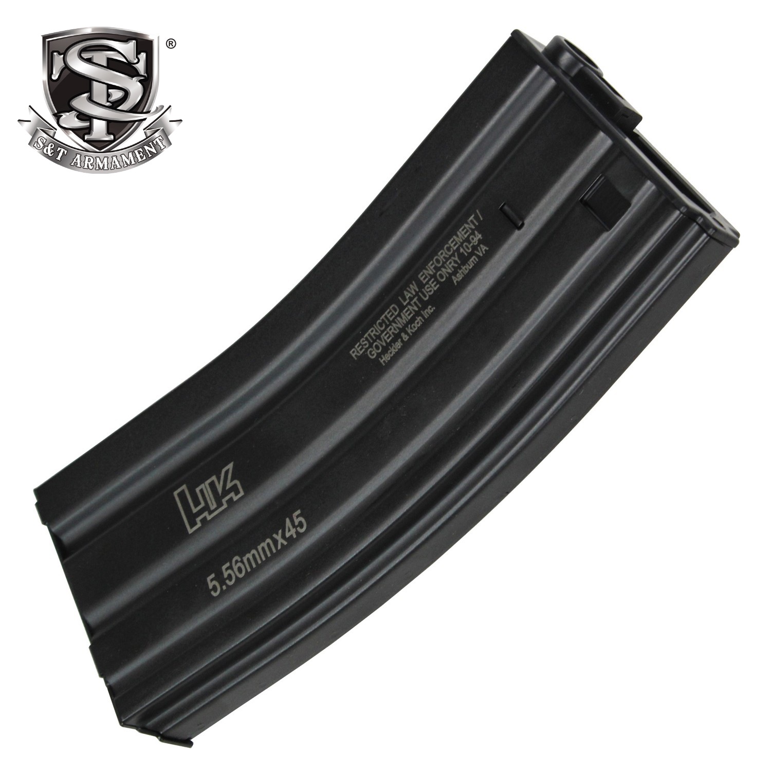 【Web注文限定特価】S＆T HK416/M4用Steel製 120連 or 340連 HK刻印マガジン