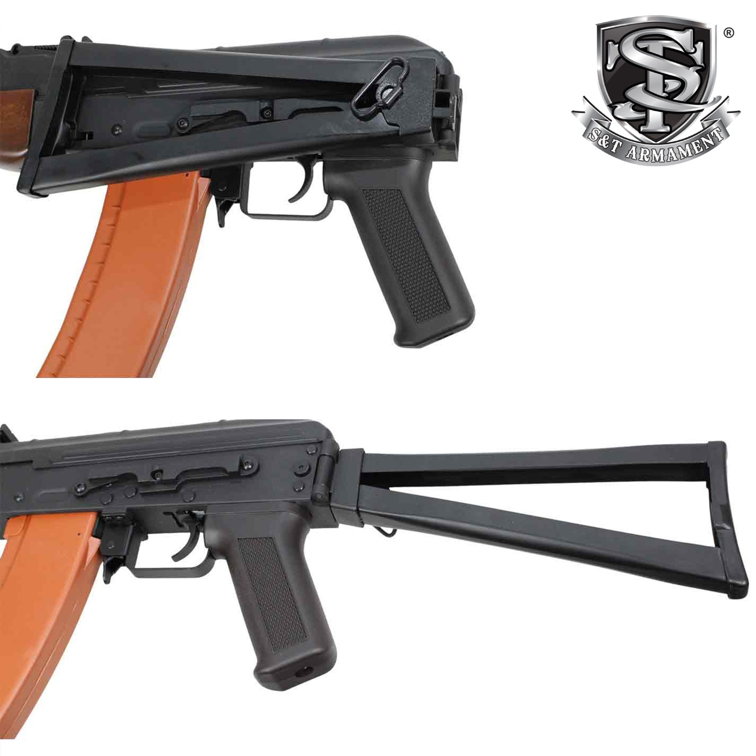 S＆T AKS-74N スポーツライン電動ガン フェイクウッド / S&T AKS-74N