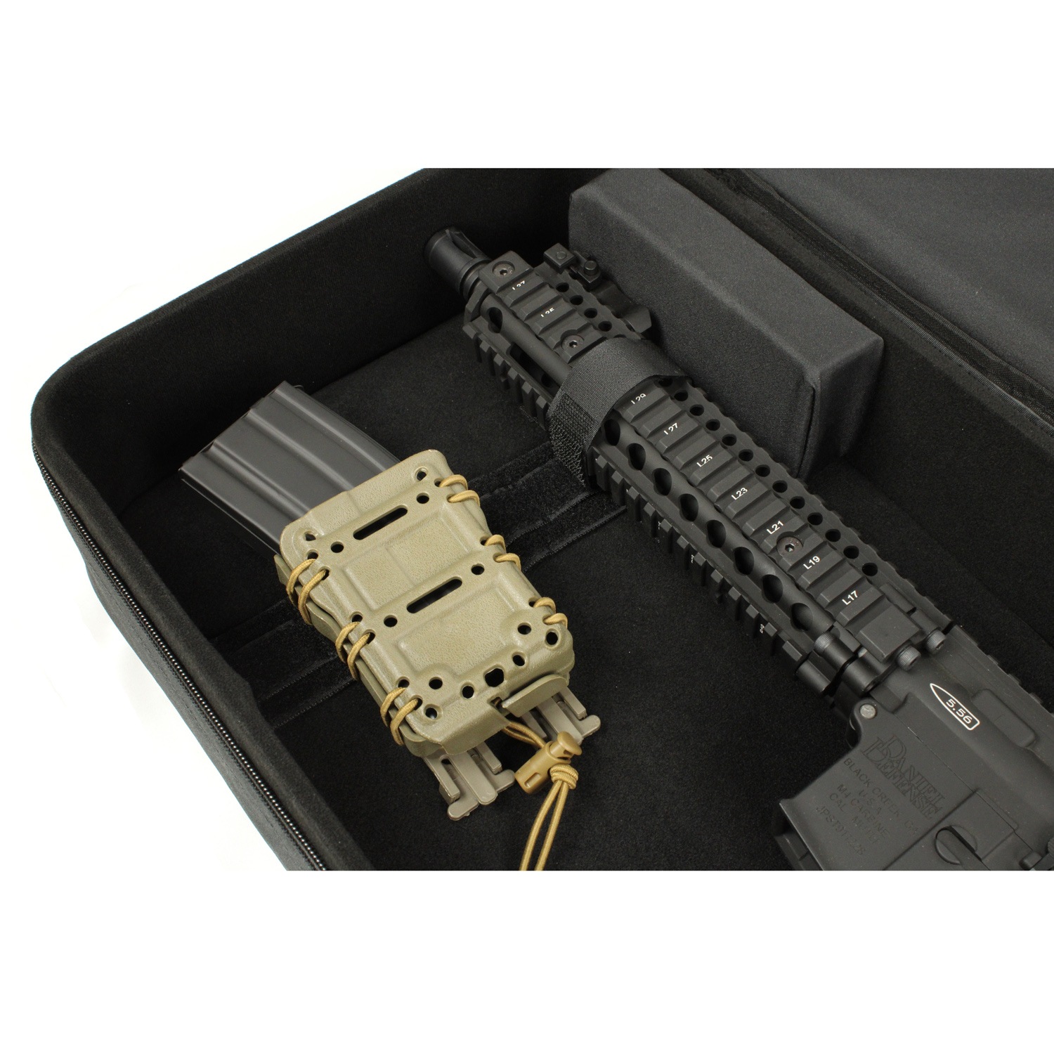 S&T セミハードガンケース用 インナーPALSウェビング 7Slot