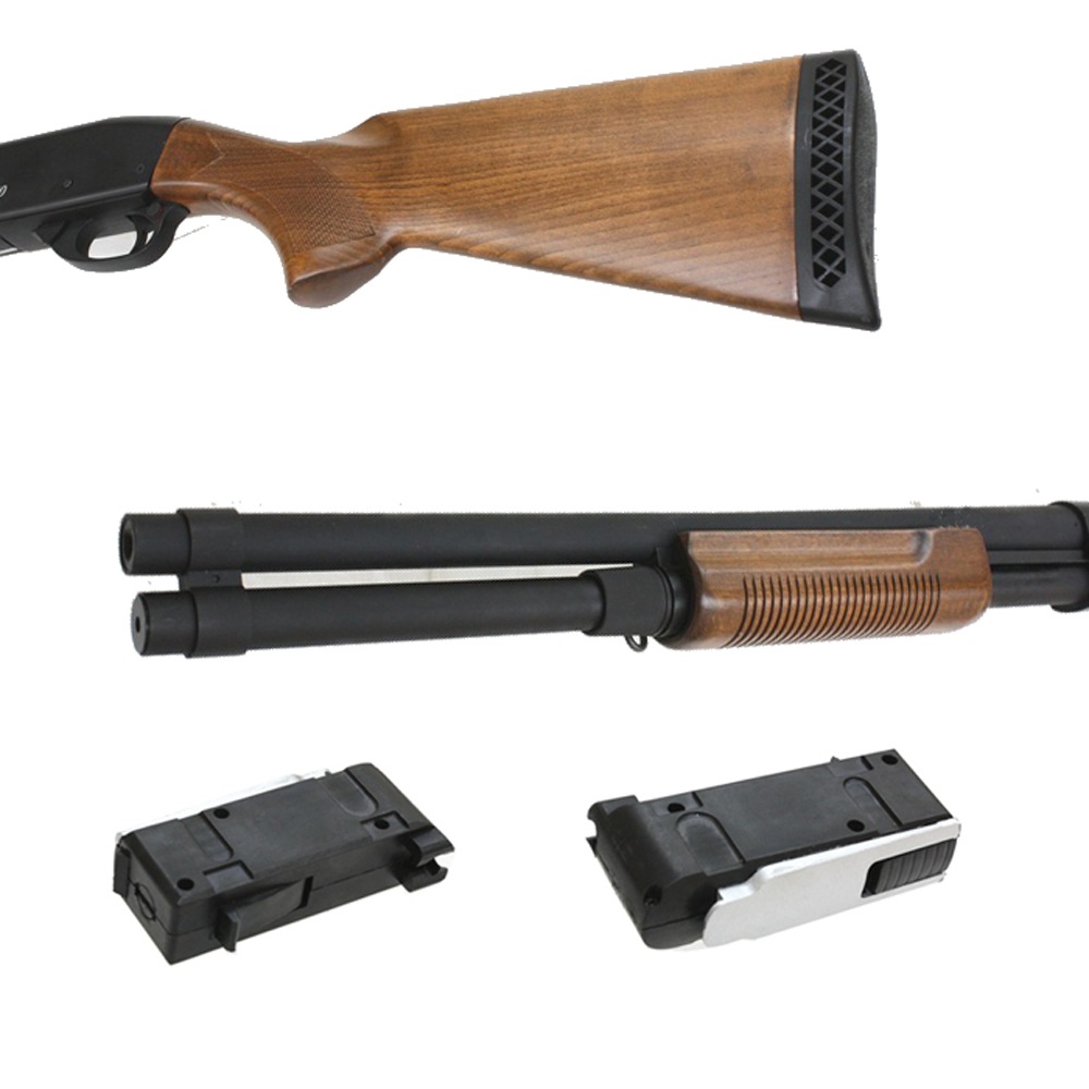 S＆T M870 ロング リアルウッド エアーコッキングショットガン / M870