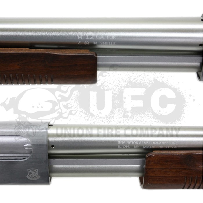 S＆T M870 ロング リアルウッド エアーショットガン Silver / S&T M870 Long Model Real Wood SV