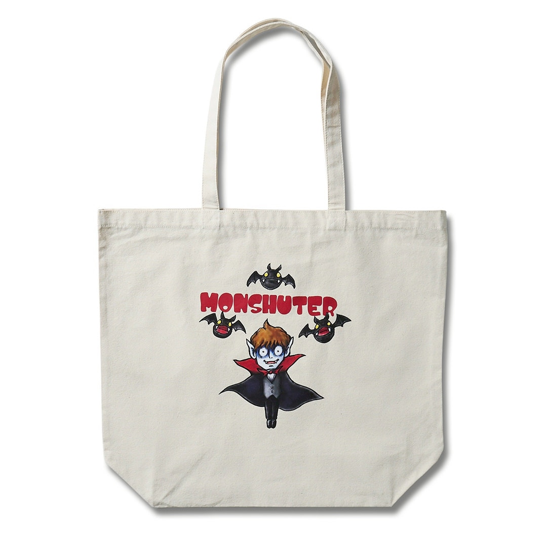 ＜受注生産＞MONSHUTER DRACULA CANVAS TOTE BAG【NATURAL】