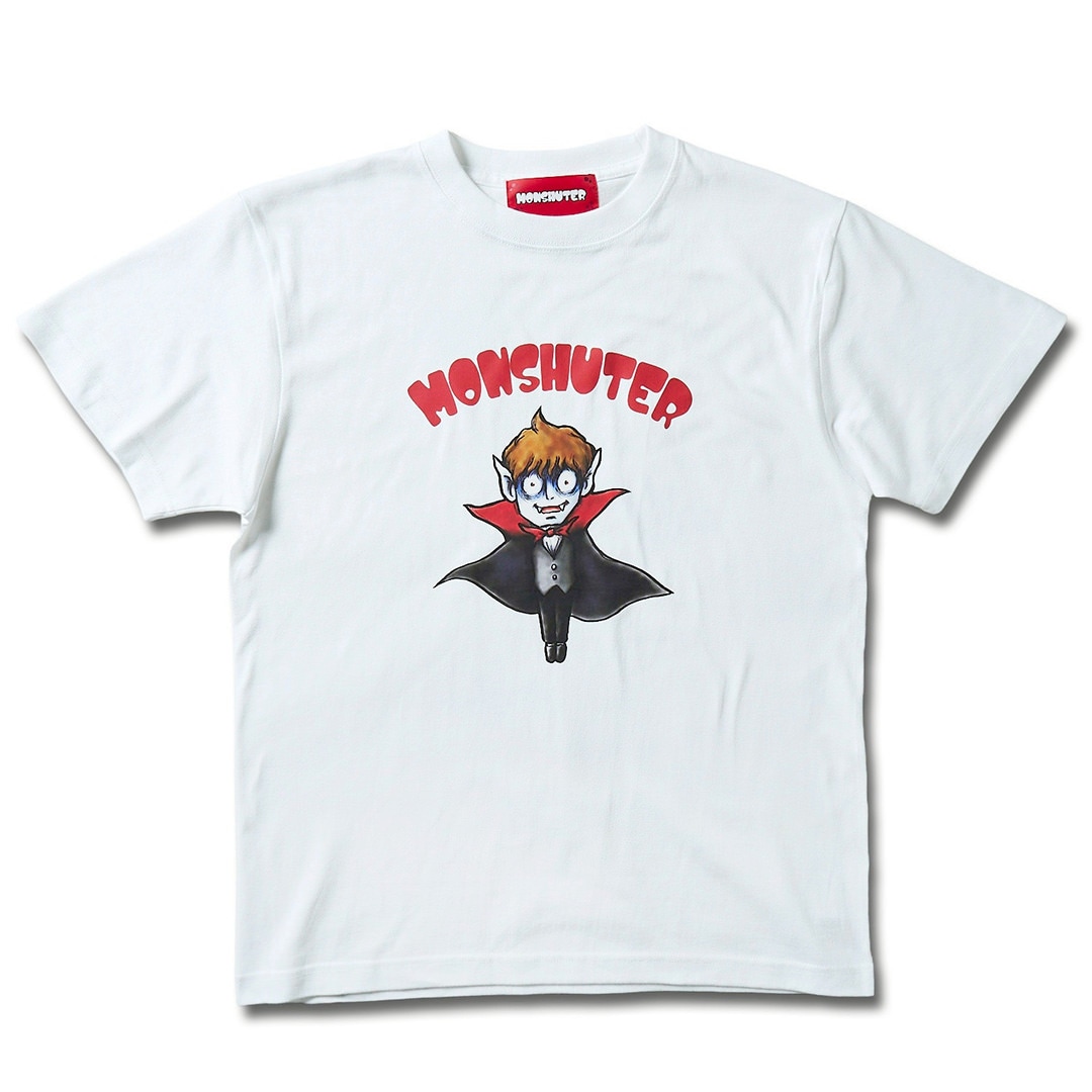＜受注生産＞MONSHUTER DRACULA TEE【WHITE】