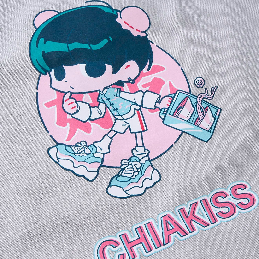 小林千晃 CHIAKISS およ 好吃 TOTE BAG BLACK CHIAKISS×およ 好吃 TOTE BAG【BLACK】｜ULATAKALAKA