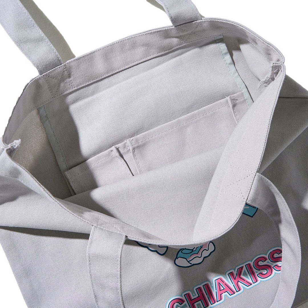 小林千晃 CHIAKISS およ 好吃 TOTE BAG BLACK CHIAKISS×およ 好吃 TOTE BAG【BLACK】｜ULATAKALAKA