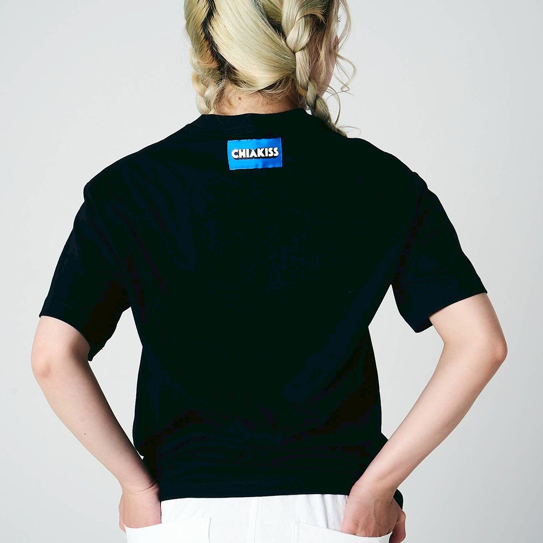 小林千晃　CHIAKISS　スウェット　Lサイズ　ブラック CHIAKISS×およ 好吃 TEE【BLACK】｜ULATAKALAKA