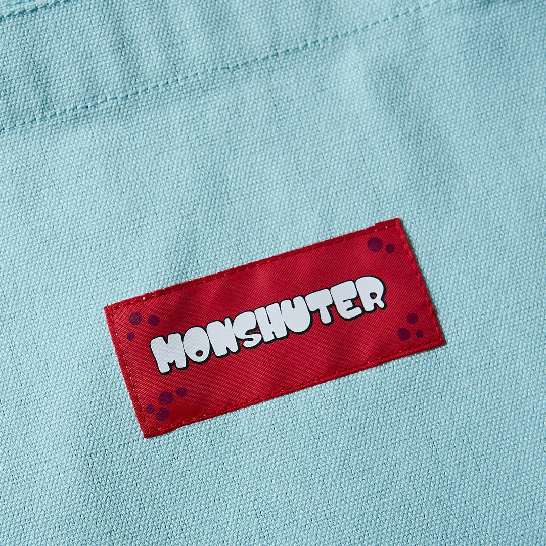 ＜受注生産＞MONSHUTER DRACULA CANVAS TOTE BAG【LIGHT BLUE】