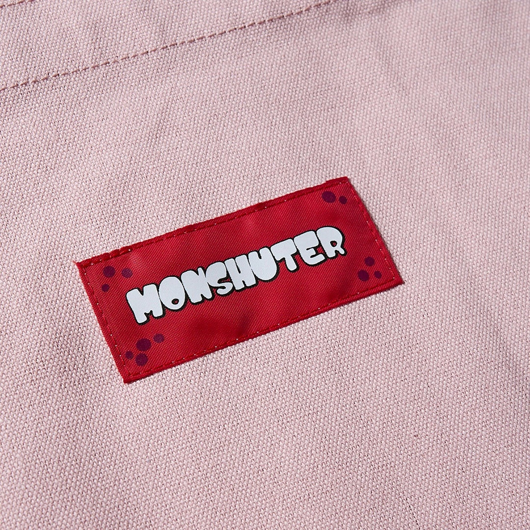 ＜受注生産＞MONSHUTER DRACULA CANVAS TOTE BAG【PINK】