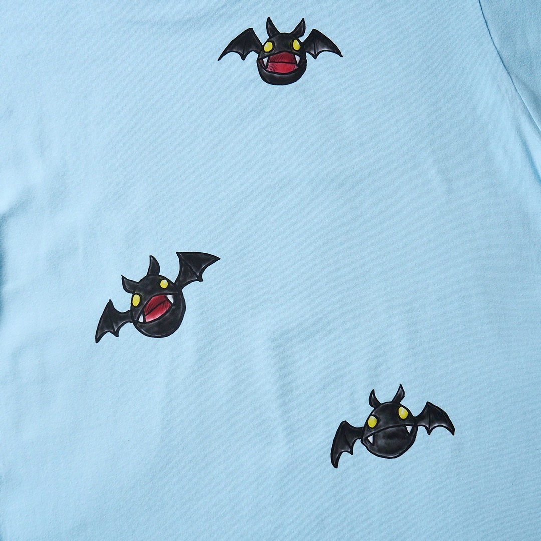 ＜受注生産＞MONSHUTER DRACULA TEE【LIGHT BLUE】