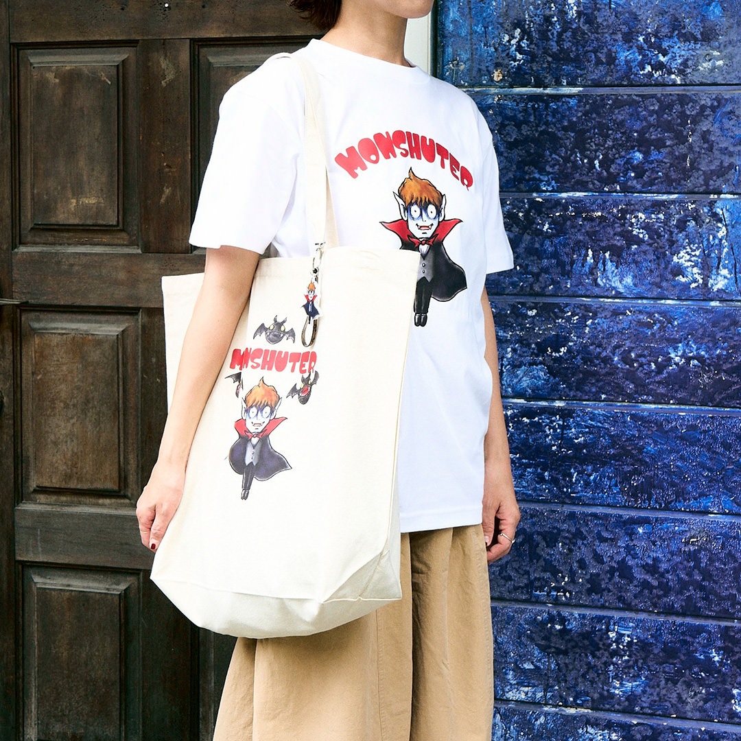 ＜受注生産＞MONSHUTER DRACULA TEE【WHITE】
