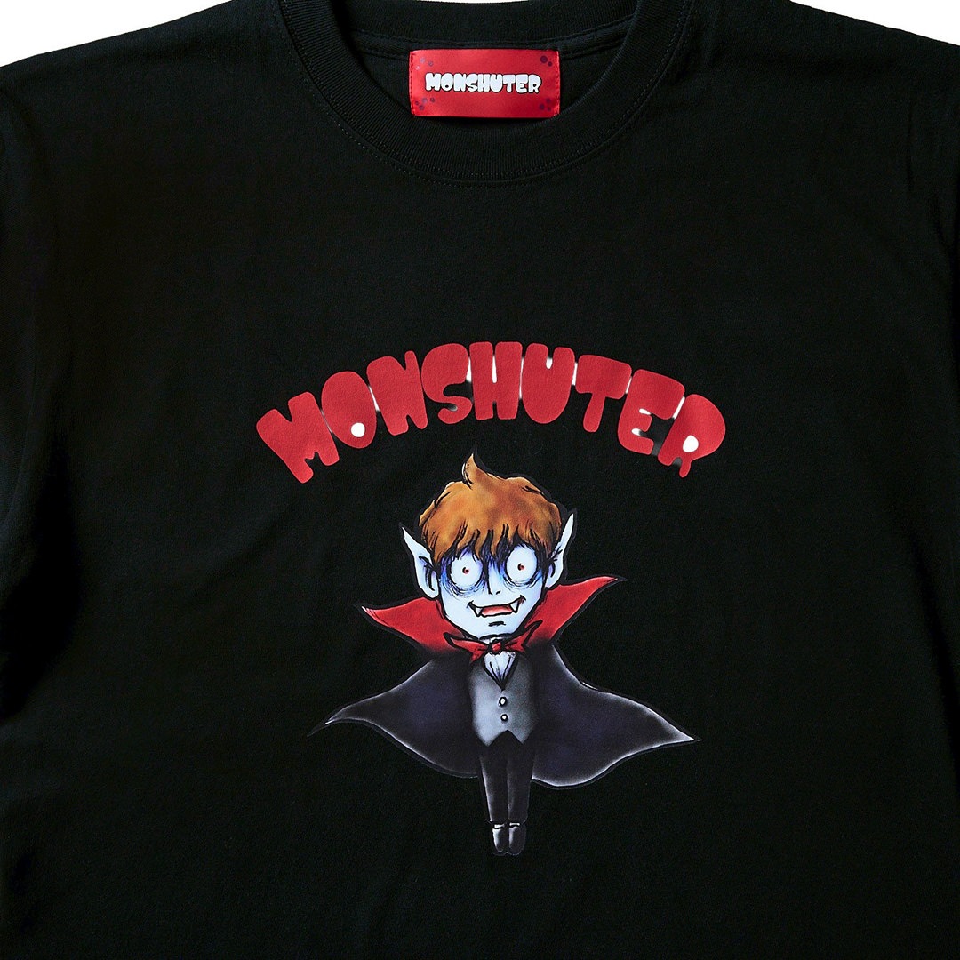 ＜受注生産＞MONSHUTER DRACULA TEE【BLACK】