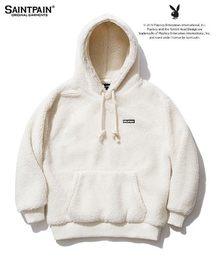 【SAINTPAIN】PBXSP LOGO BOA HOOD-WHITE
