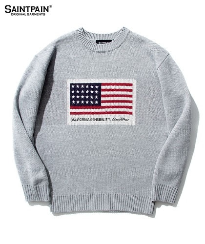 【SAINTPAIN】SP AMERICAN SINGLE KNIT-NAVY