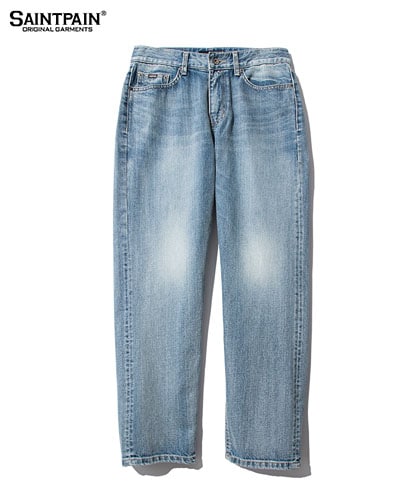 【SAINTPAIN】 SAND WASHED STANDARD FIT DENIM-BLUE