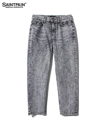 【SAINTPAIN】STONE WASHED STANDARD FIT DENIM-GRAY