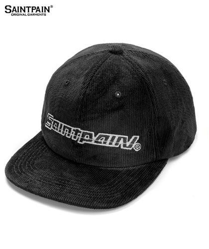 【SAINTPAIN】SP CORDUROY LOGO CAP-BLACK