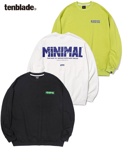 【TENBLADE】minimal sign sweat shirt