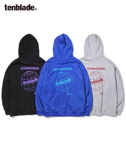 【TENBLADE】global logo hoodie