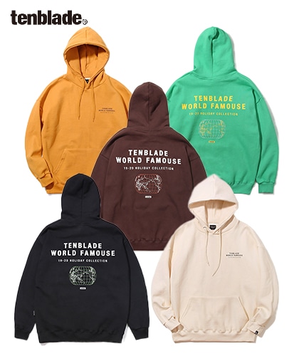 【TENBLADE】World map hoodie