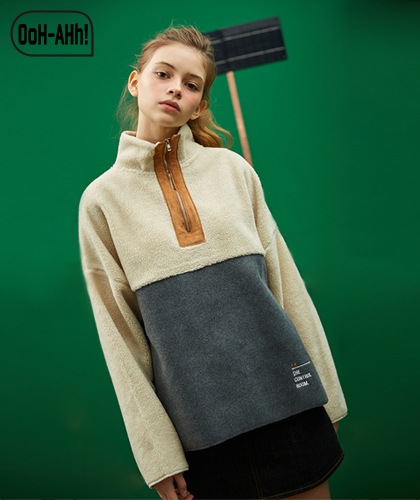 【OoH-AHh!】WOOL HALF ANORAK