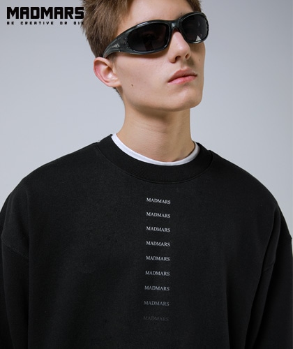 【MADMARS】Gradation Logo Sweatshirt