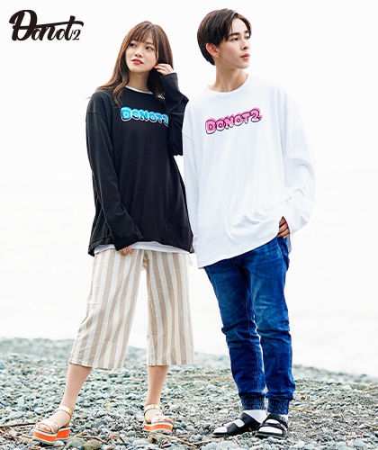 【Donot2】POPFONT　L/S T-SHIRTS