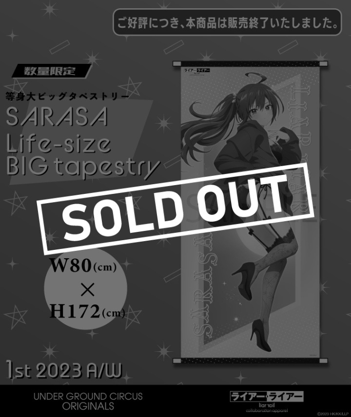 キャンセル分販売【ライアー・ライアー】等身大ビッグタペストリー 