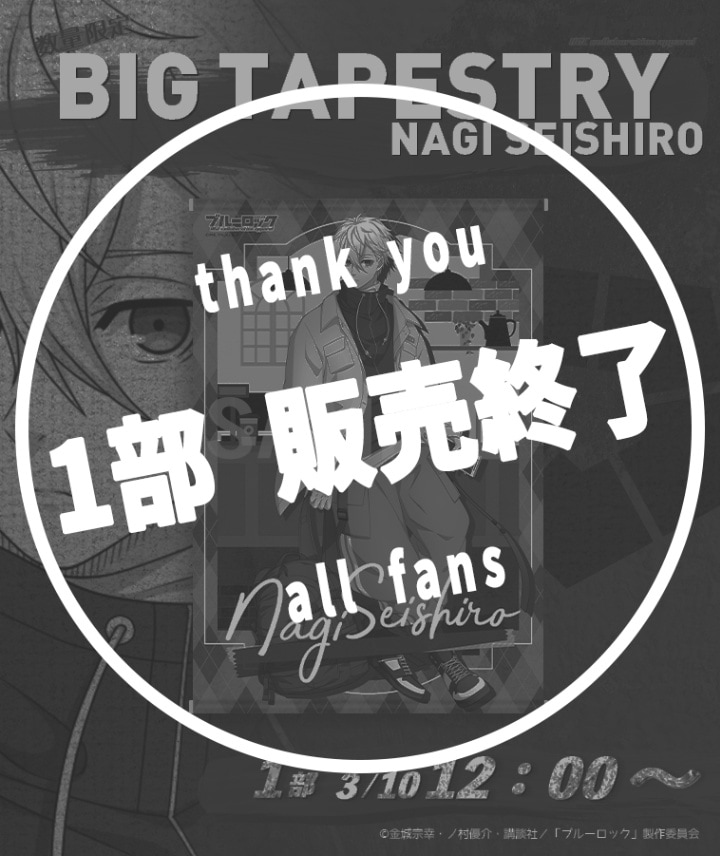 【ブルーロック】BIGタペストリー〈凪 誠士郎〉【1部数量限定】