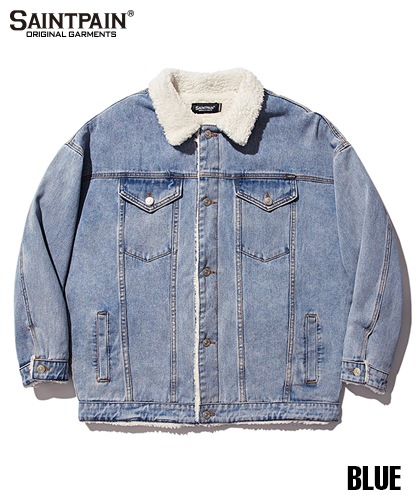 【SAINTPAIN】SP BOA DENIM SHERPA JKT-BLUE