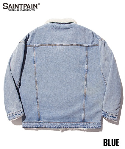 【SAINTPAIN】SP BOA DENIM SHERPA JKT-BLUE