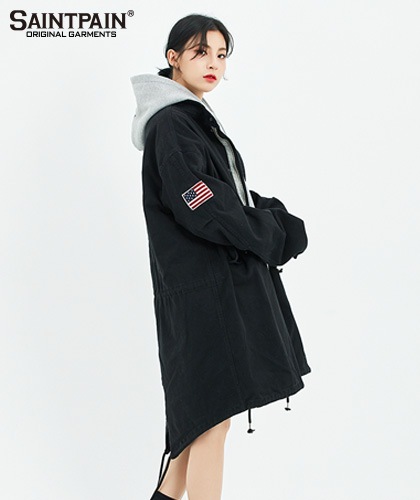 【SAINTPAIN】SP AMRICAN M-51 FISHTAIL PARKA-BLACK