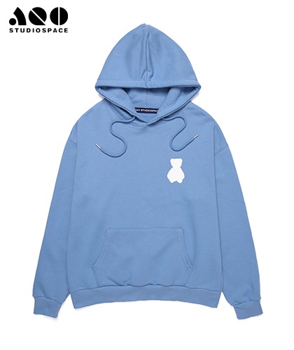 【AQOstudiospace】AQO BEAR HOODIE