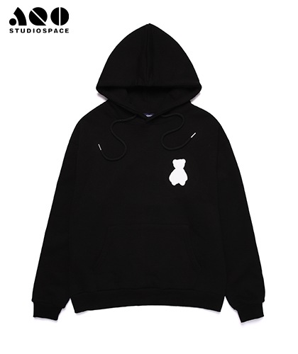 【AQOstudiospace】AQO BEAR HOODIE