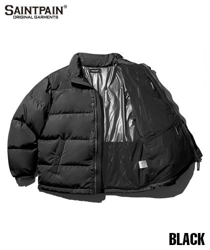 【SAINTPAIN】SP SAINT LOGO DUCK DOWN PADDING-BLACK