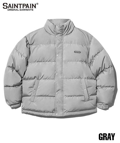 【SAINTPAIN】SP SAINT LOGO DUCK DOWN PADDING-GRAY