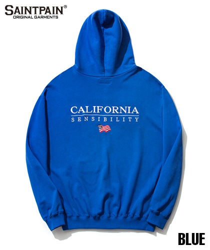 【SAINTPAIN】SP CALIF HOOD ZIPUP-BLUE