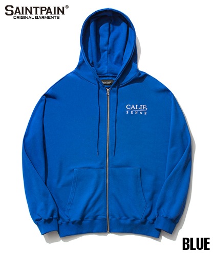 【SAINTPAIN】SP CALIF HOOD ZIPUP-BLUE