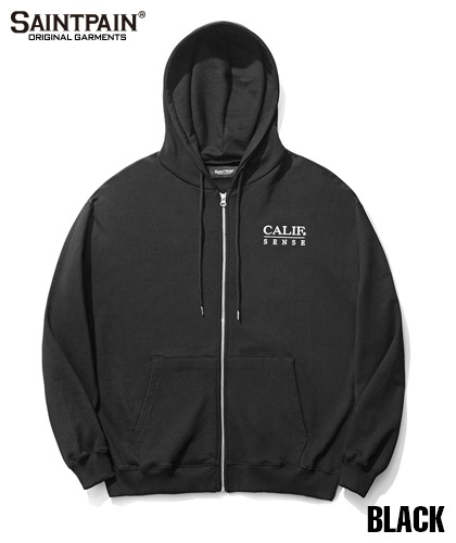 【SAINTPAIN】SP CALIF HOOD ZIPUP-BLACK