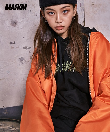 【MARKM】LightningLogo Hoody -　BLACK