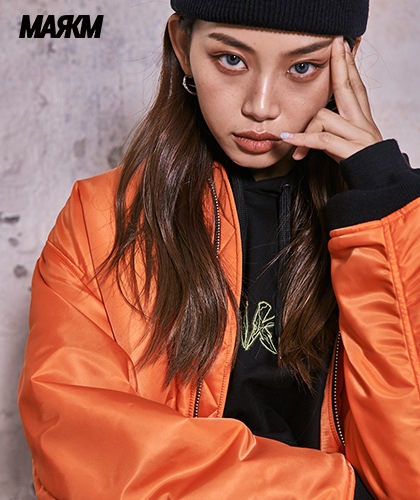 【MARKM】LightningLogo Hoody -　BLACK