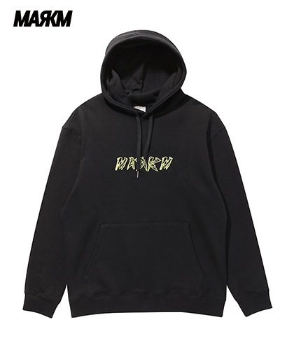 【MARKM】LightningLogo Hoody -　BLACK