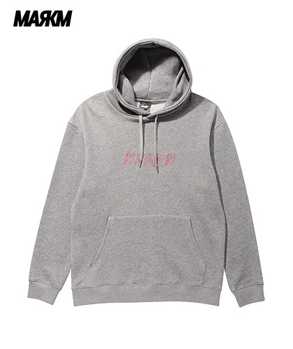 【MARKM】Lightning Logo Hoody - GRAY
