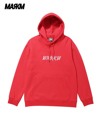 【MARKM】Lightning Logo Hoody - RED